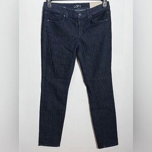 LOFT Dark Blue Modern Skinny Jeans sz 28 / 6 NWT